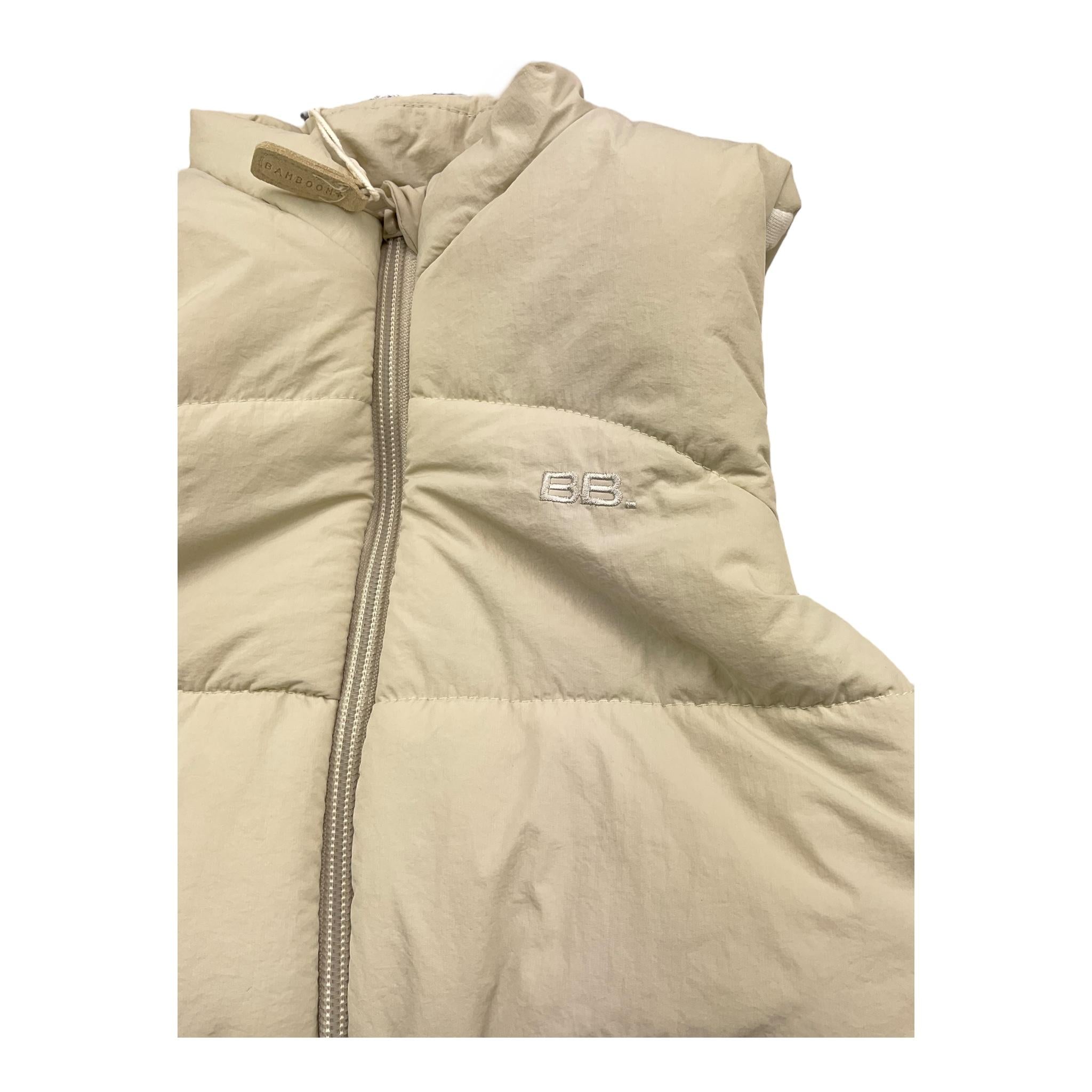 BAMBOOM+BABIES smanicato tinta unita con zip Sabbia per Neonato SAND10 SABBIA BAMBOOM+BABIES 