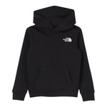 THE NORTH FACE felpa chiusa con cappuccio tinta unita cn logo Nero per Bambino NF0A89H9JK3 NERO THE NORTH FACE 