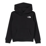 THE NORTH FACE felpa chiusa con cappuccio tinta unita cn logo Nero per Bambino NF0A89H9JK3 NERO THE NORTH FACE 
