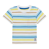 Timberland T-Shirt Tinta Unita con Fantasia A Righe per Bambino T60513NX BIANCO TIMBERLAND 