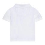 Calvin Klein Polo Mezza Manica Tinta Uita con Logo Bianco per Bambino IB0IB02486 BIANCO CALVIN KLEIN 