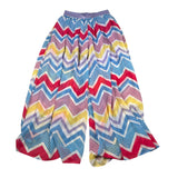 Janice Pantalone Modello Palazzo Stampa Fantasia Multicolor per Bambina JN713R MULTICOLOR JANICE 