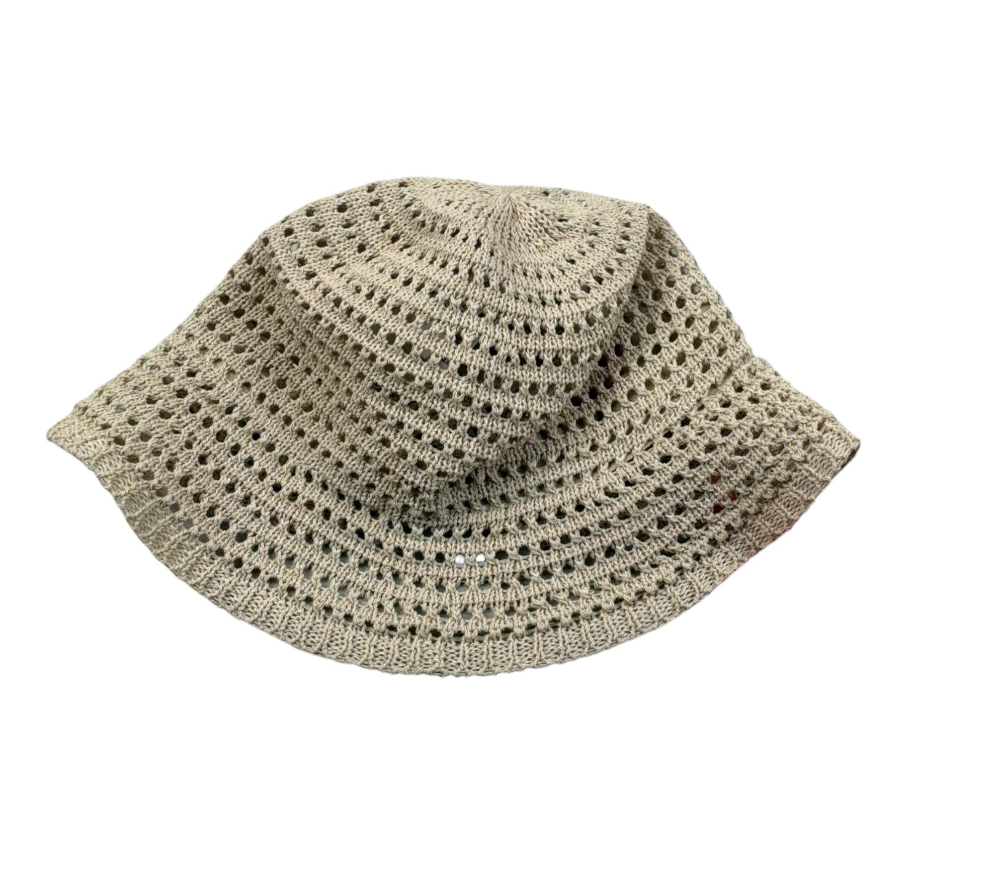 Max&Co. Cappello Tinta Unita Traforato per Bambina MX0178 BEIGE MAX&Co. 