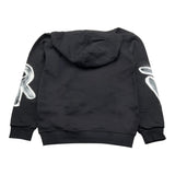 DISCLAIMER felpa con cappuccio tinta unita e stampa Nero per Bambino 24IDK58242 NERO DISCLAIMER 