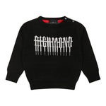 JOHN RICHMOND maglia tinta unita girocollo con stampa Nero per Neonato RIA24071MAXXX NERO JOHN RICHMOND 