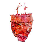 Mefui Costume Intero Tinta Unita con Bretelle per Neonata MJ250032X32 ARANCIONE MEFUI 