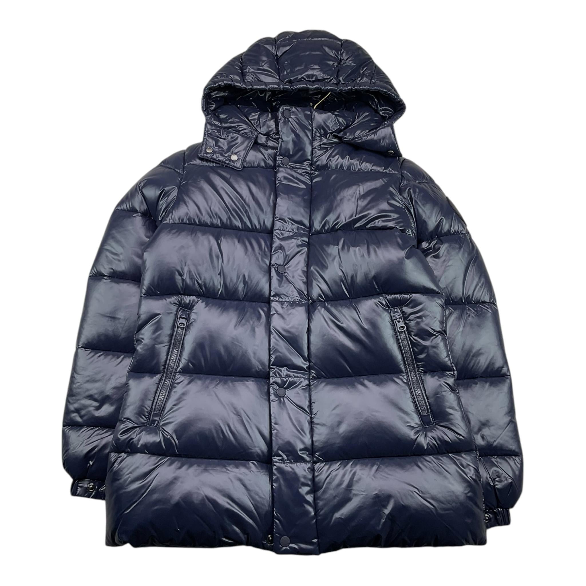 SAVE THE DUCK giubbino tinta unita con cappuccio Blu per Bambino J41883B BLU SAVE THE DUCK 