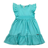 Liu Jo Abito Mezza Manica tinta unita Verde Acqua per Bambina KA4089XJ VERDE ACQUA LIU JO 