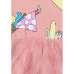 Stella Mccartney Abito Manica Lunga Tinta Unita con Tulle per Neonata TW1A90N ROSA STELLA McCARTNEY 