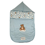 Moschino Sacco Nanna Tinta Unita con Stampa per Neonato MOE00P AZZURRO MOSCHINO 