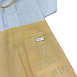 Le Bebe' Pagliaccetto Mezza Manica Bicolore per Neonato LBB5408 BIANCO/GIALLO LE BEBE' 