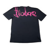 Diadora T-Shirt Girocollo Tinta Unita Con Stampa Lgoo Nero Per Bambina