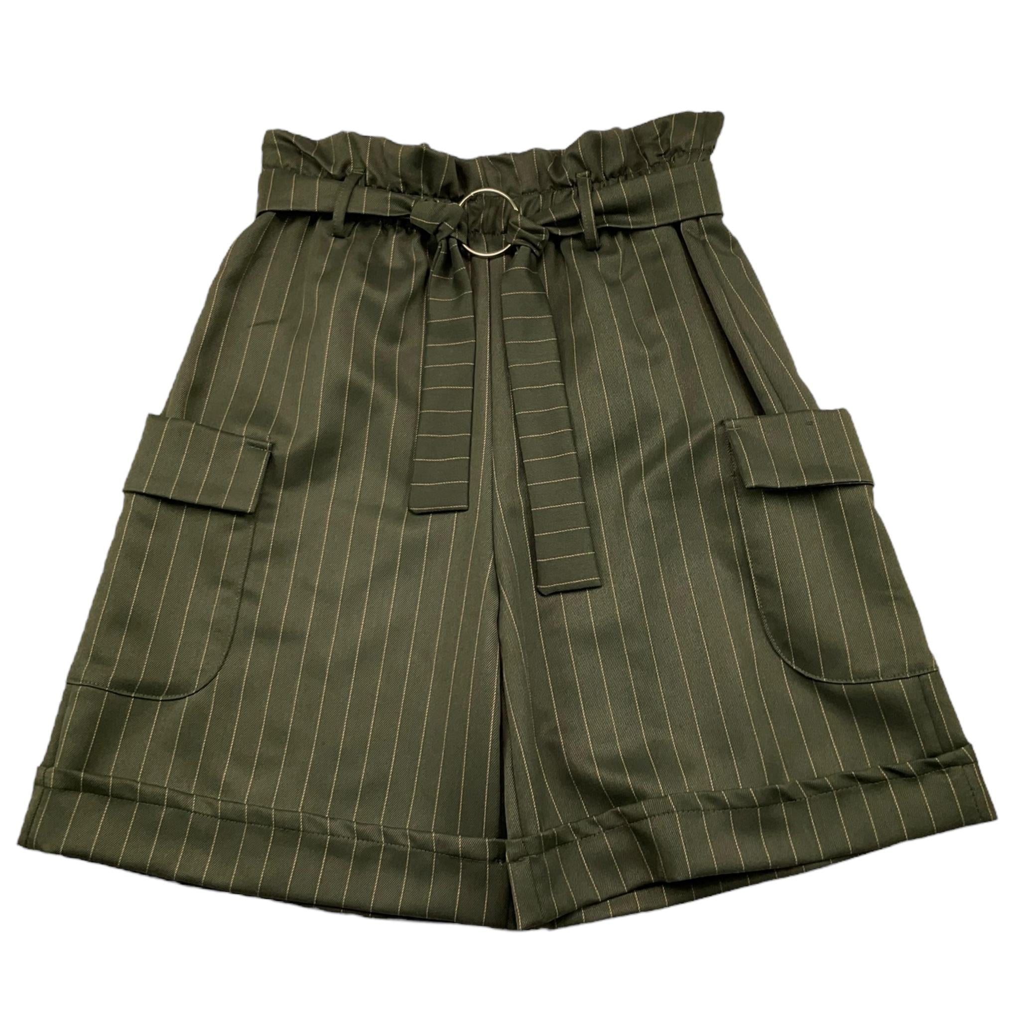 NAIDA bermuda tinta unita con elastico in vita Verde per Bambina NASH158 VERDE NAIDA 