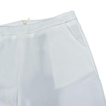 Fun & Fun Pantalone Tinta Unita Modello A Zampa per Bambina FNCBPT00990 BIANCO FUN & FUN 