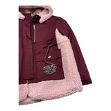 JOHN RICHMOND cappotto tinta unita con cappuccio e profili in teddy in contrasto Rosso per Bambina RGA25071PK ROSSO JOHN RICHMOND 