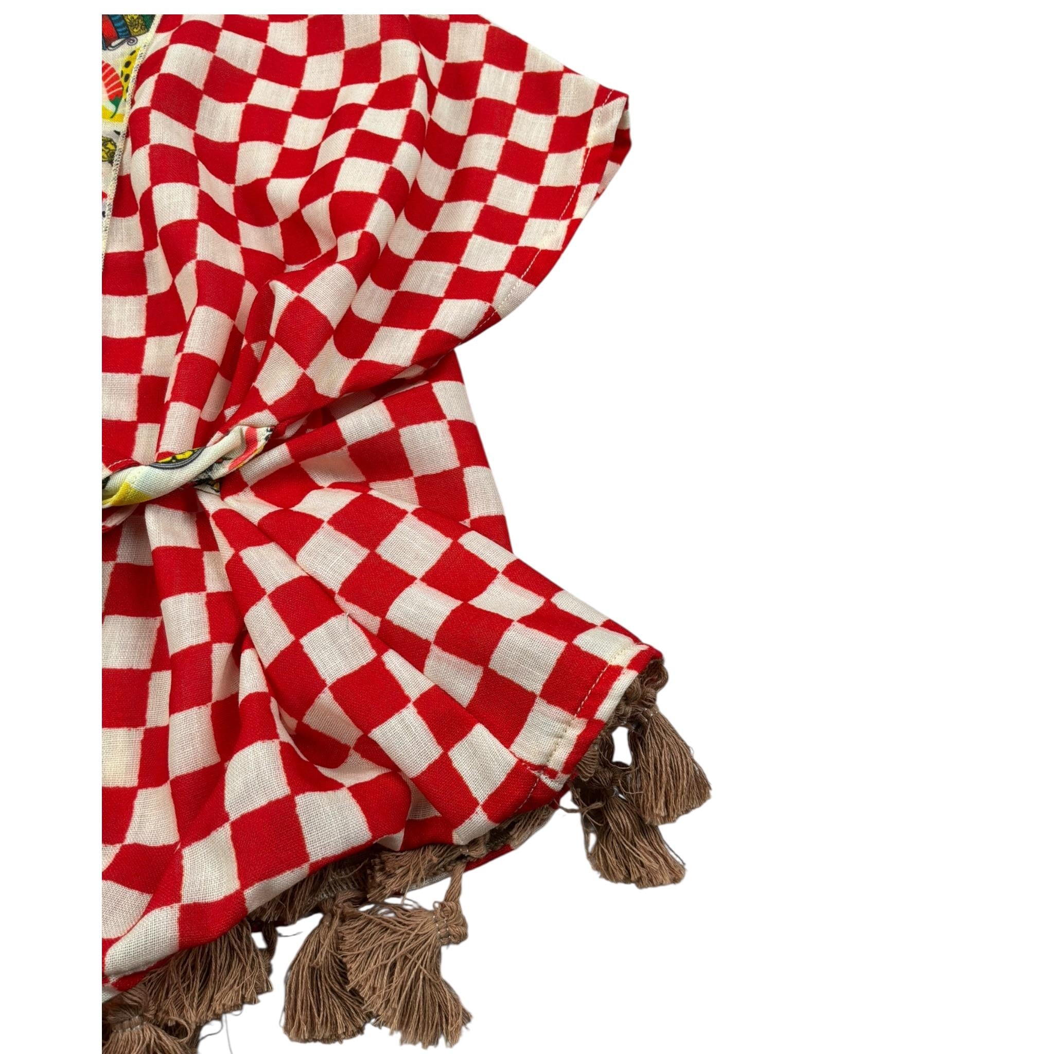 Carlotta Vindice Cardigan Stampa Fantasia Carte Napoletane Multicolor per Bambina NDK1 MULTICOLOR CARLOTTA VINDICE 