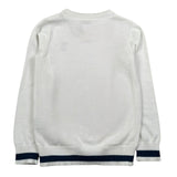 Trussardi Maglia Girocollo Tinta Unita con Logo per Bambino TBP26005MA BIANCO TRUSSARDI 