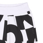 Dkny Bermuda Felpa Tinta Unita con Stampe per Bambino D62238 BIANCO DKNY 