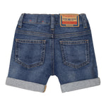 Diesel Bermuda In Denim tinta unita Blu per Neonato K00363 BLU DIESEL 