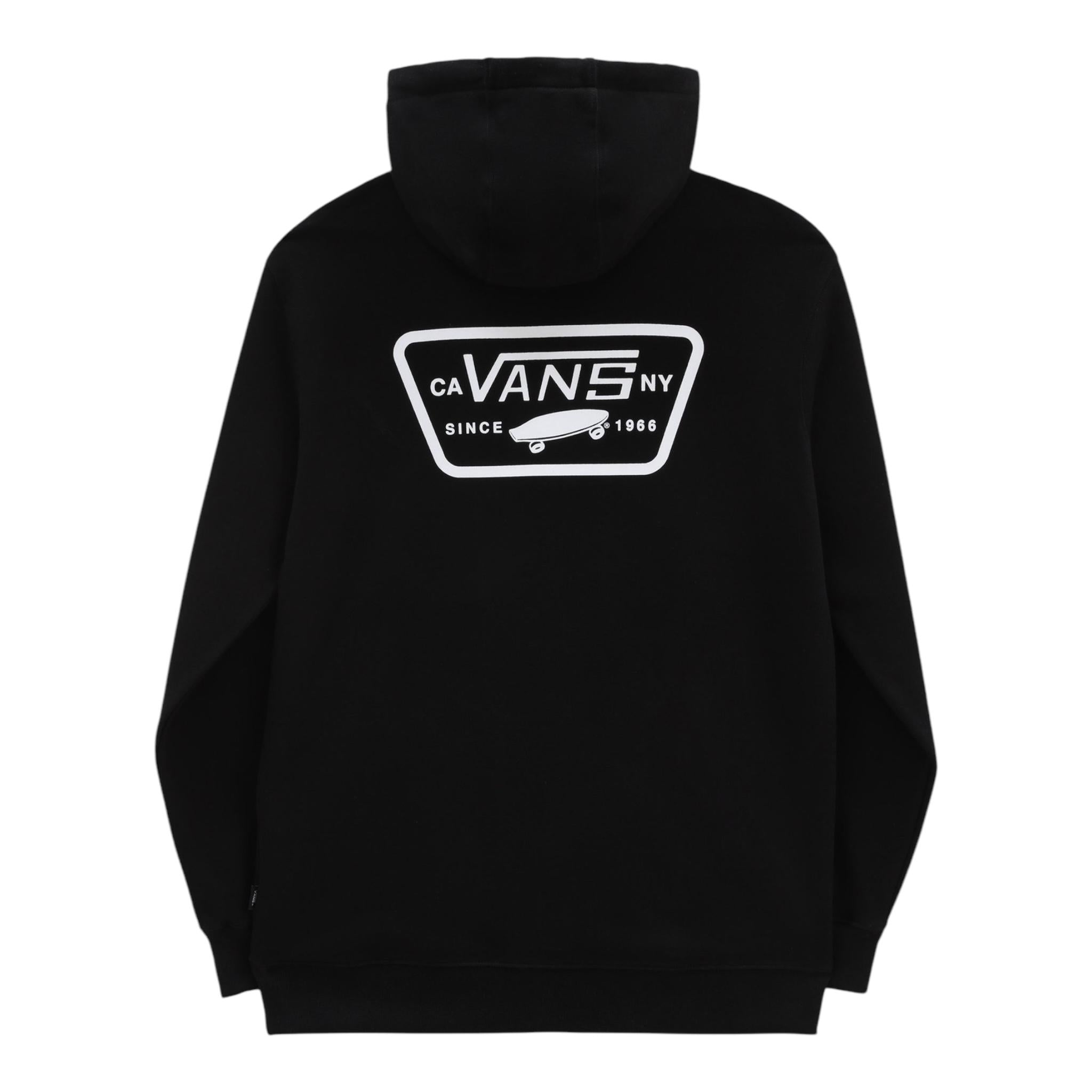 VANS felpa chiusa con cappuccio e stampa logo Nero per Bambino VN000JBEBLK1 NERO VANS 