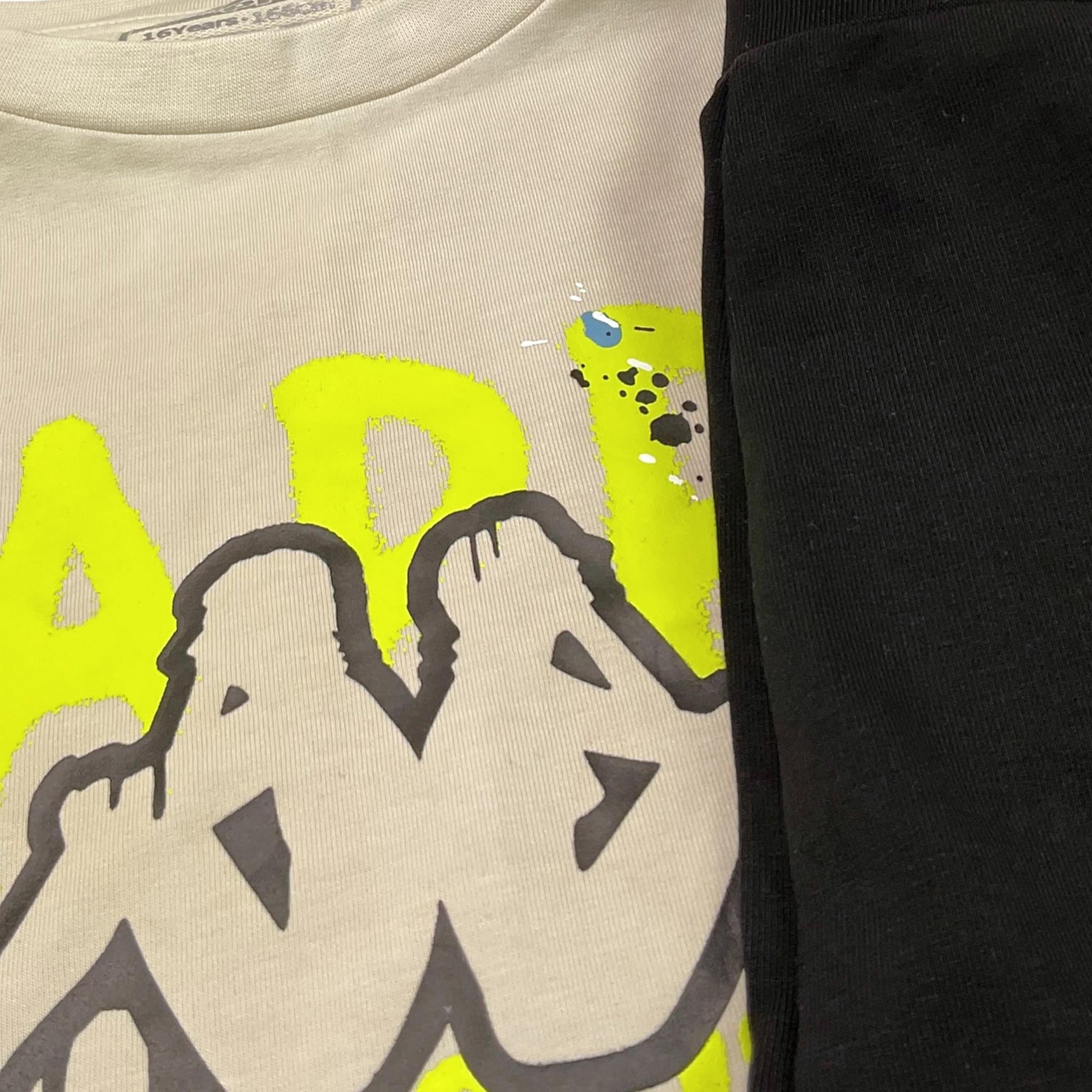 KAPPA completo 2pz felpa-pantalone con fantasia Multicolor per Bambino SHADOW MULTICOLOR KAPPA 