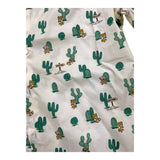 Moschino Camicia Tinta Unita Con Stampa Orsi E Cactus Bianco Per Bambino