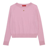 Max Mara Maglia Girocollo Fantasia A Righe per Bambina MX0003 ROSA MAX MARA 