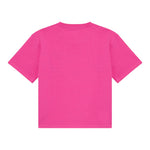 Guess T-Shirt Girocollo Tinta Unita con Stampa per Bambina J5GI04K6YW4 FUXIA GUESS 