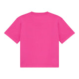 Guess T-Shirt Girocollo Tinta Unita con Stampa per Bambina J5GI04K6YW4 FUXIA GUESS 