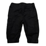 Daniele Alessandrini Pantalone Tinta Unita con Elastico In Vita per Neonato 1295P00262 NERO DANIELE ALESSANDRINI 