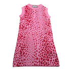 abito tinta unita con fantasia giromanica JGP2605VE ROSA JUST CAVALLI 