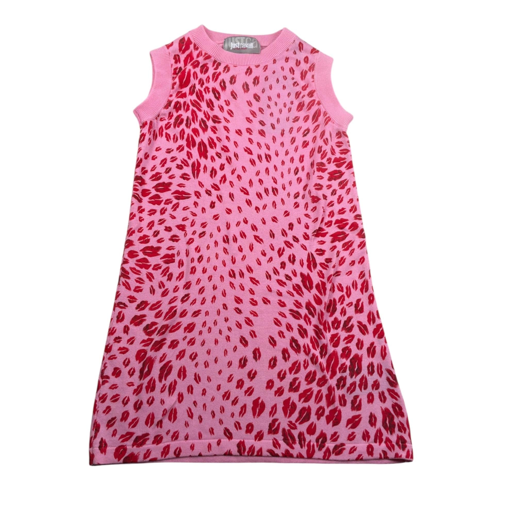 abito tinta unita con fantasia giromanica JGP2605VE ROSA JUST CAVALLI 