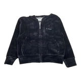 SAINT BARTH felpa tinta unita con zip e cappuccio Nero per Bambina HELOISA NERO SAINT BARTH 