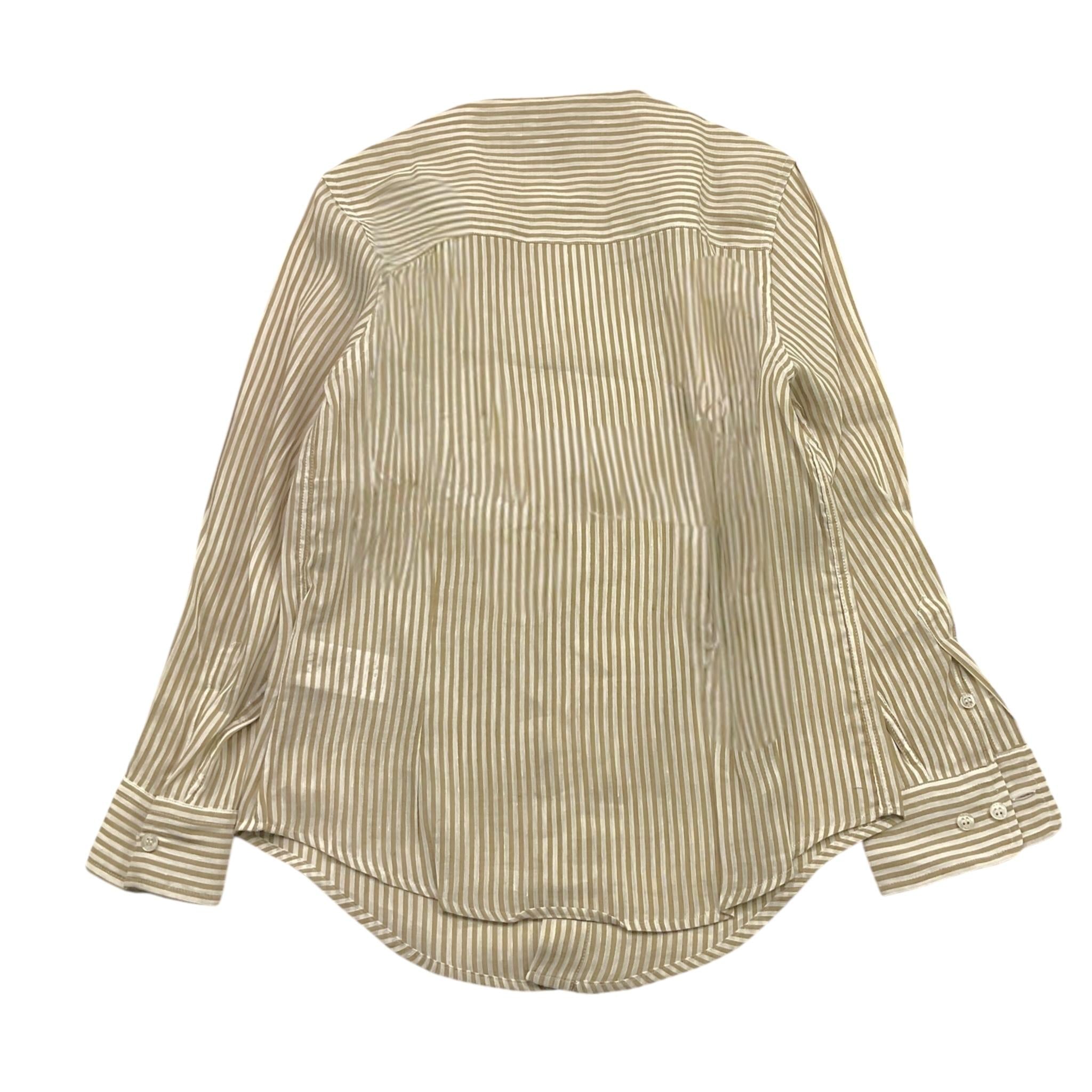 Fay Camicia Manica Lunga con Fantasia A Righe per Bambino INUXVD48 BEIGE FAY 