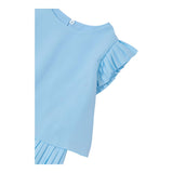 Mayoral Abito Mezza Manica Tinta Unita Plissettato per Neonata 3871N AZZURRO MAYORAL 