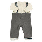 LALALU' tutina manica lunga bicolore Grigio per Neonato TFL02N GRIGIO LALALU' 