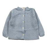 Seerose Cardigan Tinta Unita con Bottoni per Neonata 502 AZZURRO SEEROSE 