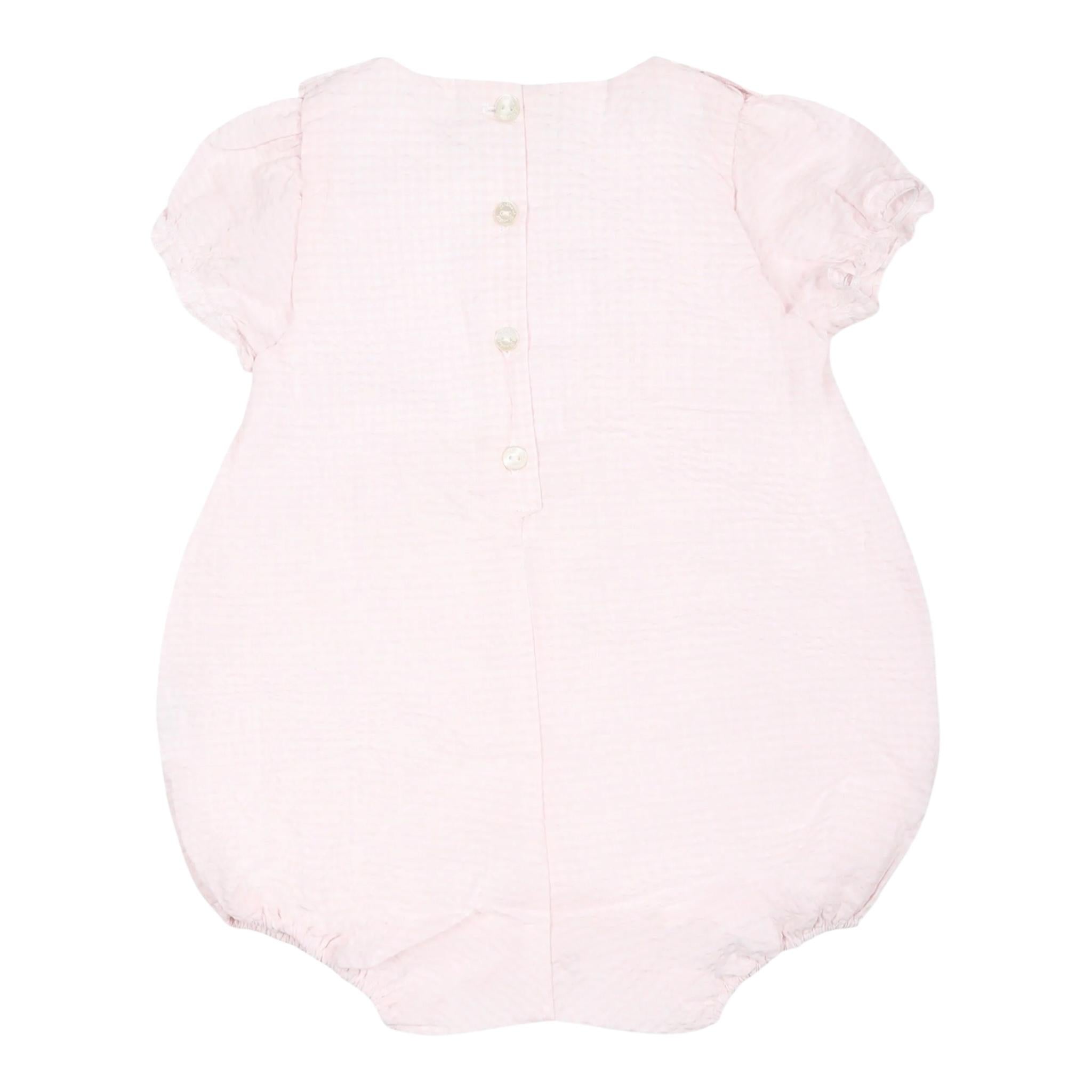 Tartine Et Chocolat Pagliaccetto Tinta Unita Mezza Manica Fantasia A Righe per Neonata TY33130 ROSA TARTINE ET CHOCOLAT 