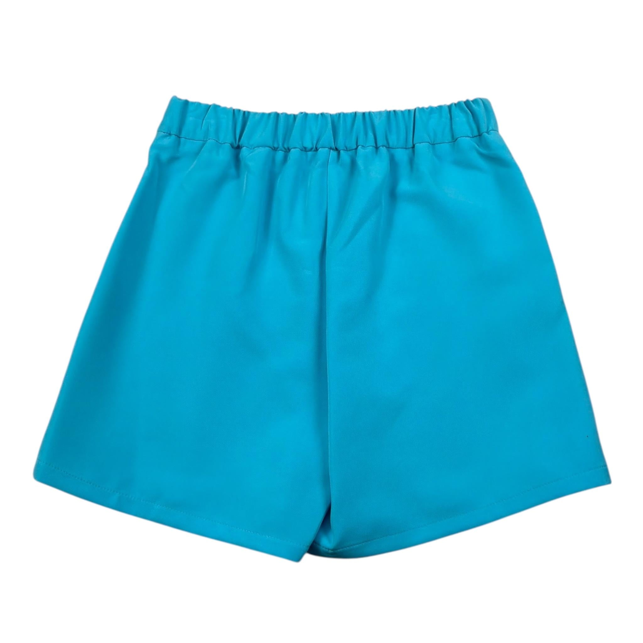 Gaelle Short Tinta Unita con Elastico In Vita per Bambina 2746S00351 AZZURRO GAELLE 