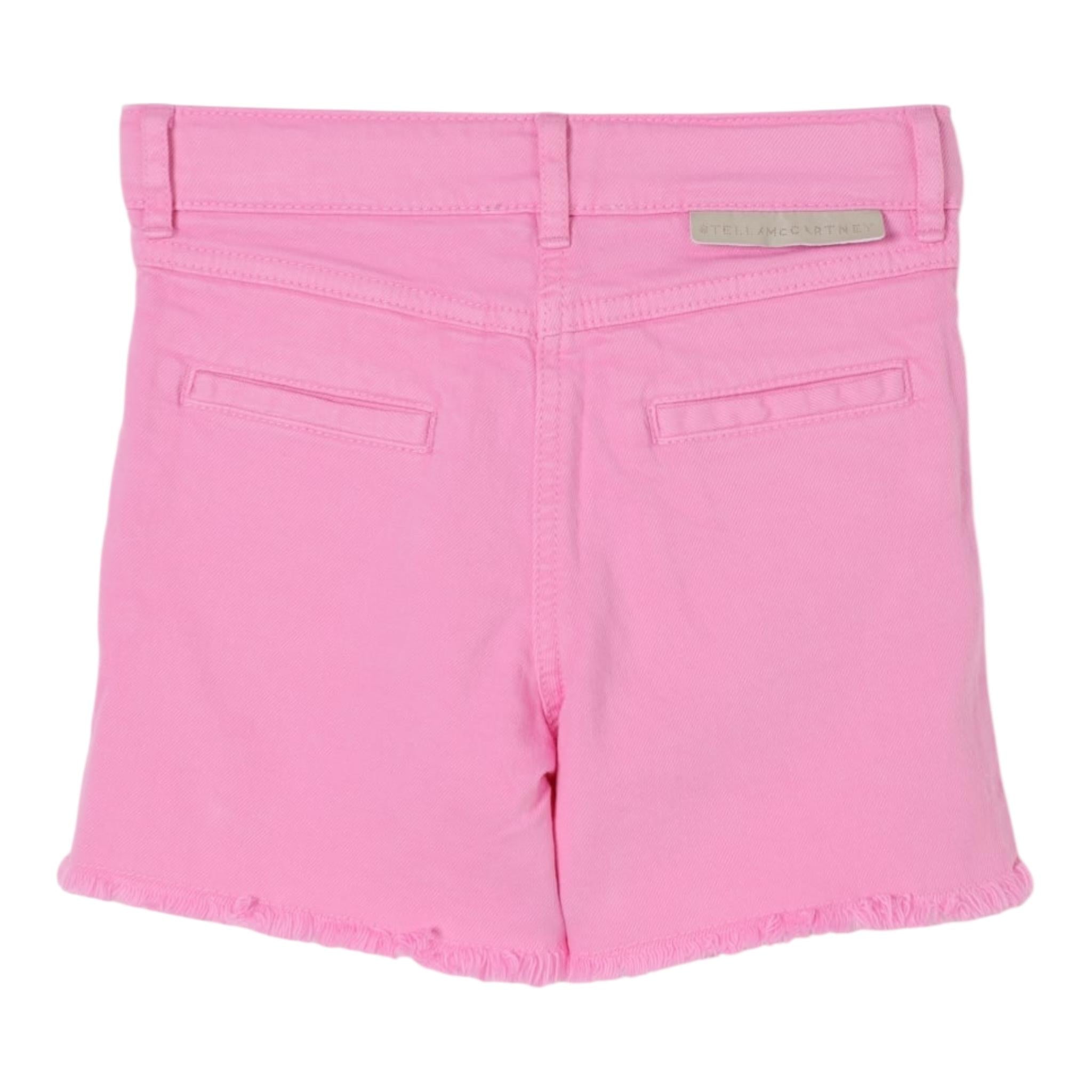 Stella Mccartney Short Tinta Unita con Girovita Regolabile per Neonata TW6B39XN ROSA STELLA McCARTNEY 