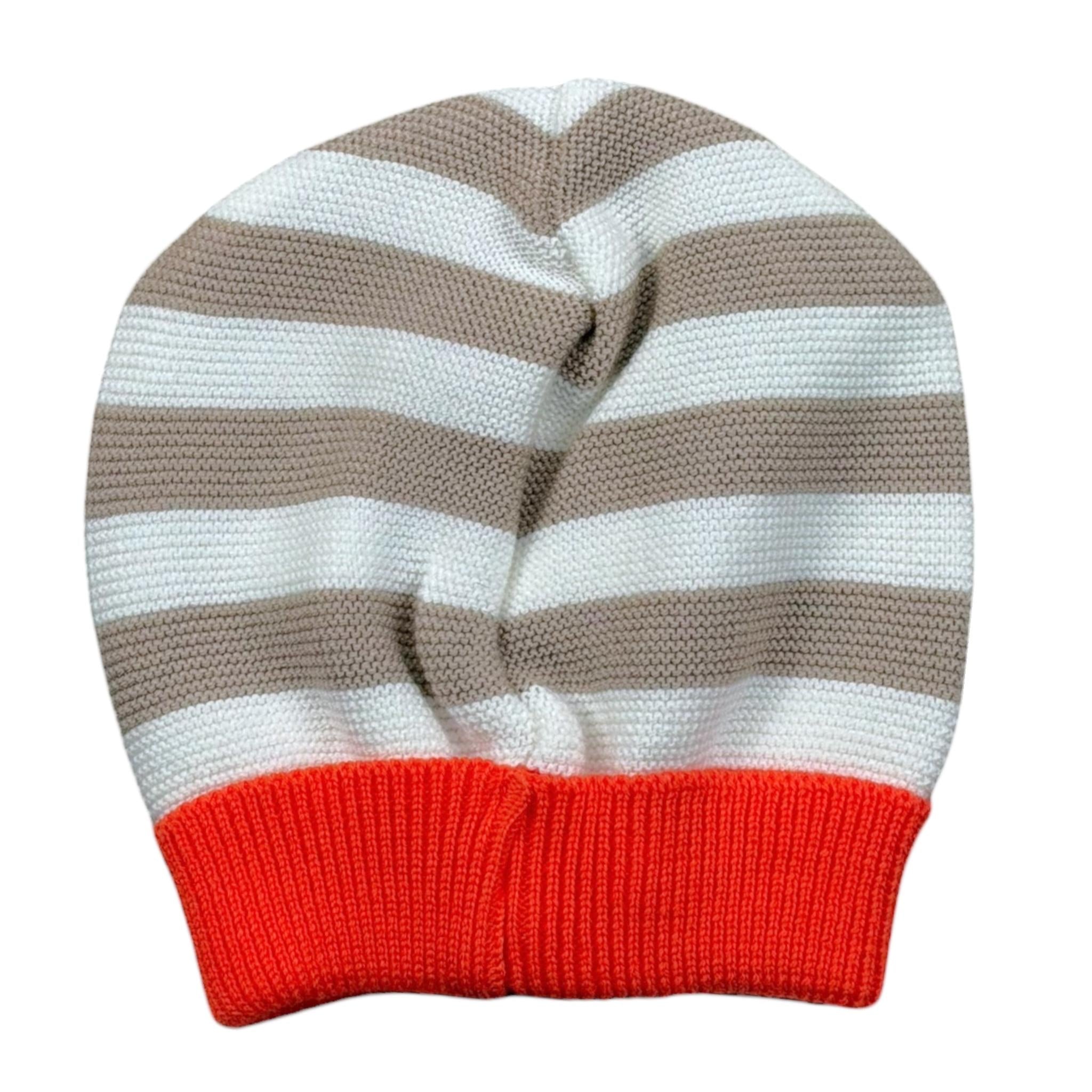 Le Coconne Cappell Tricolore con Fantasia A Righe per Neonato LCN0558 PANNA LE COCONNE 