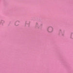 John Richmond Felpa Tinta Unita con Cappuccio E Stampa per Bambina RGP26006FE ROSA JOHN RICHMOND 