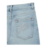 Guess Short In Denim Tinta Unita con Girovita Regolabile per Bambina J5GD03D5NK0 AZZURRO GUESS 