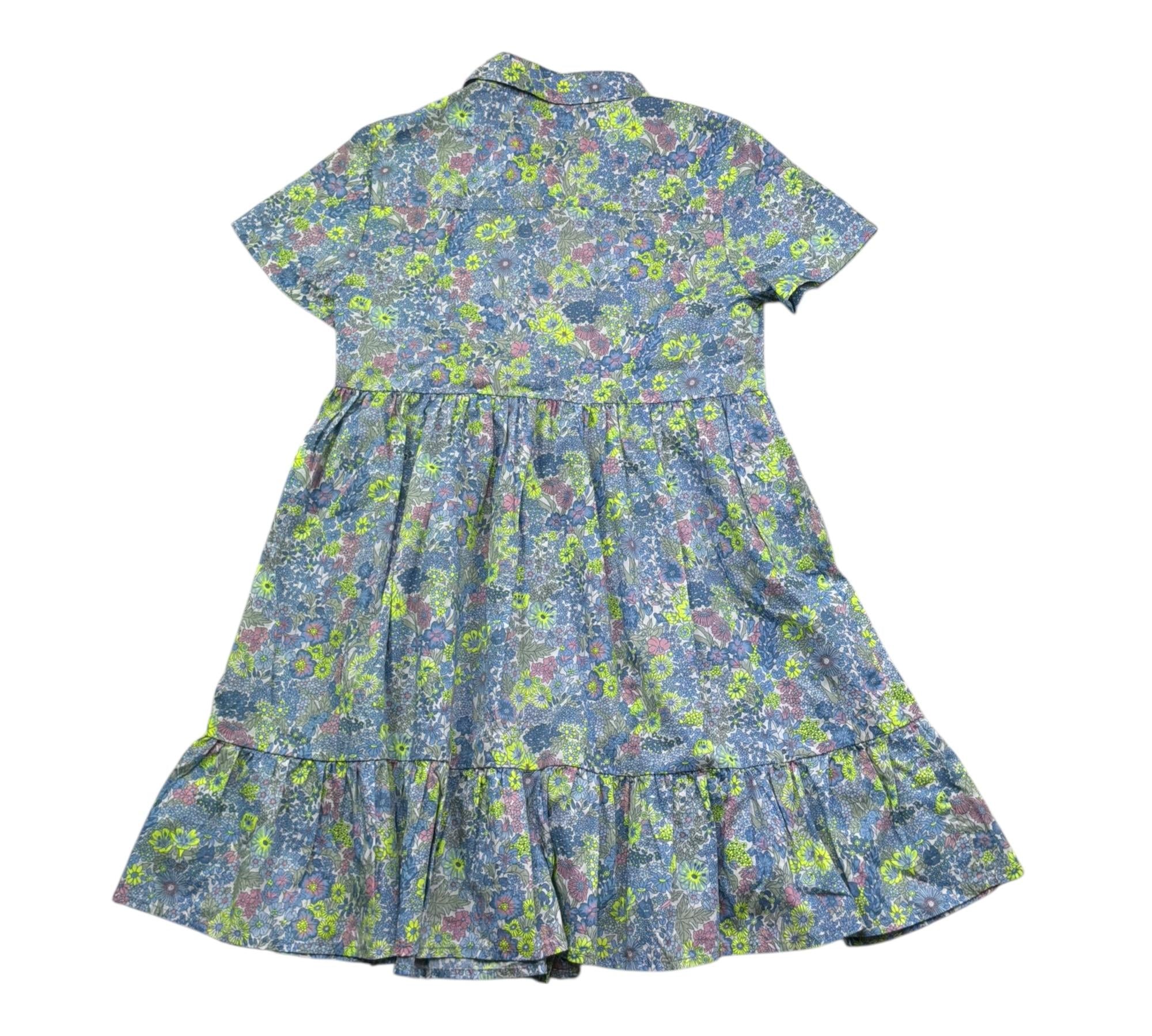 Saint Barth Abito Mezza Manica Stampa Fantasia Floreale per Bambina MSSS0001 BLU SAINT BARTH 