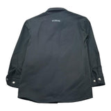 John Richmond Camicia Tinta Unita con Bottoni E Logo per Bambino RBP26212CA NERO JOHN RICHMOND 