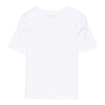 Moschino T-Shirt Girocollo Tinta Unita con Taschino per Bambino HUM055X BIANCO MOSCHINO 