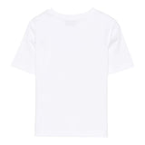Moschino T-Shirt Girocollo Tinta Unita con Taschino per Bambino HUM055X BIANCO MOSCHINO 