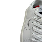 Pepe Jeans Sneakers Tinta Unita con Lacci per Bambino PBS00001 BIANCO PEPE JEANS 