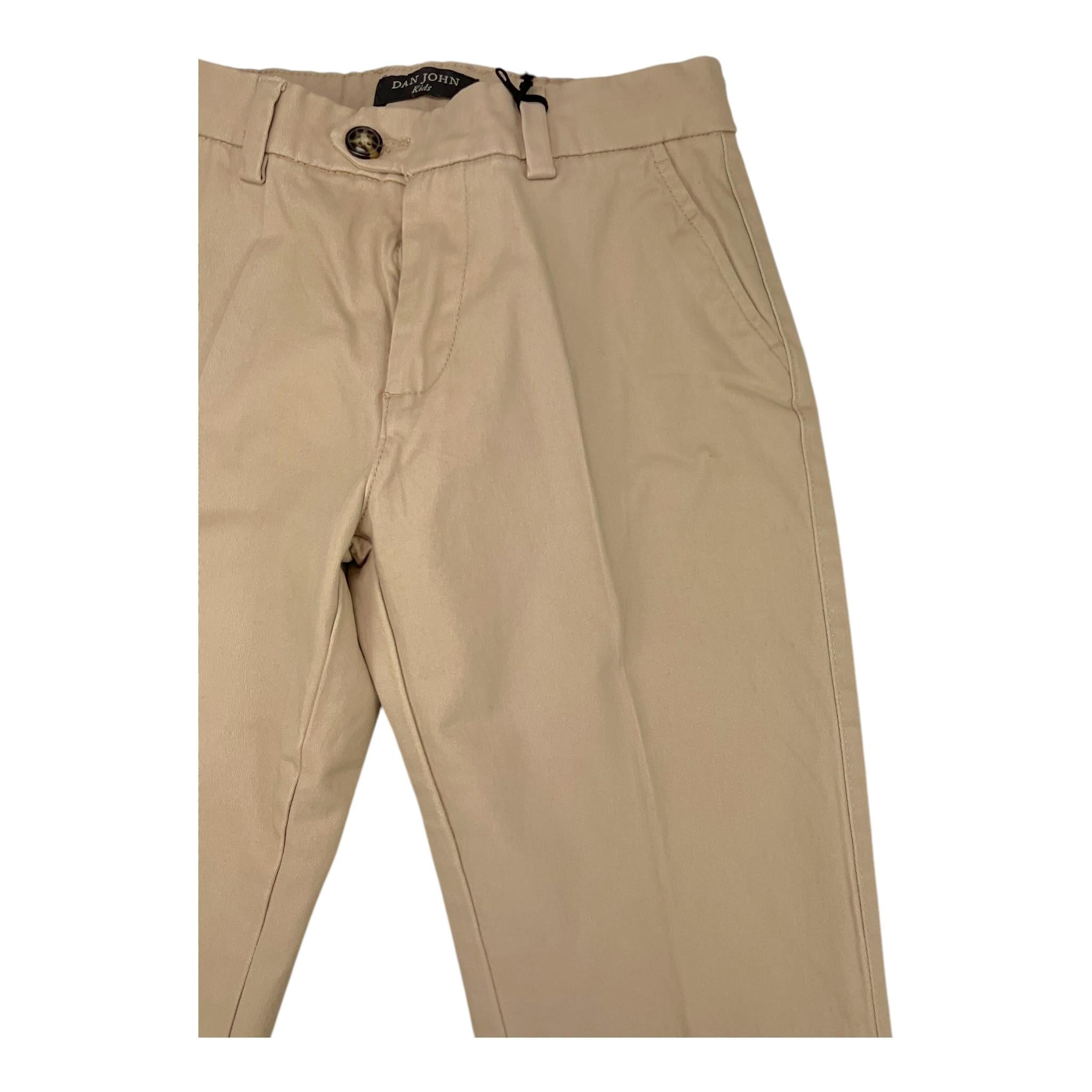 DAN JOHN pantalone tinta unita con girovita regolabile Beige per Bambino PTD5303J BEIGE DAN JOHN 