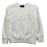 John Richmond Felpa Girocollo Tinta Unita con Logo per Bambino RBP26189FE BIANCO JOHN RICHMOND 